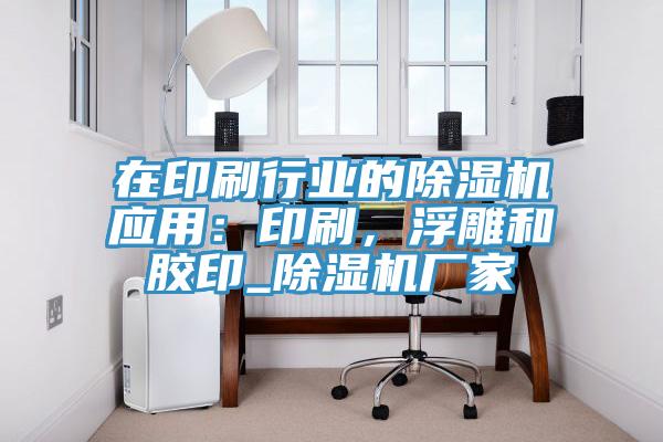 在印刷行業(yè)的除濕機(jī)應(yīng)用：印刷，浮雕和膠印_除濕機(jī)廠家