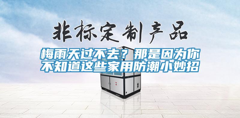 梅雨天過(guò)不去？那是因?yàn)槟悴恢肋@些家用防潮小妙招