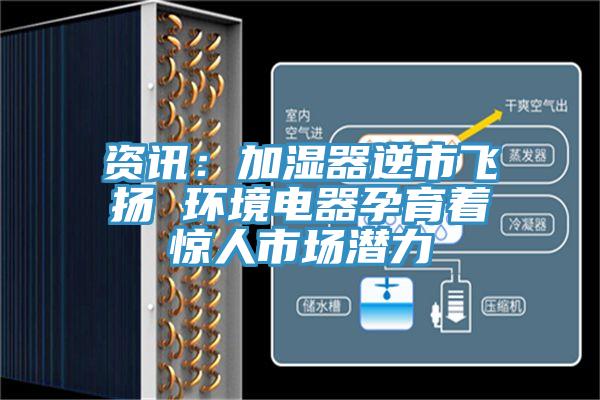 資訊：加濕器逆市飛揚(yáng) 環(huán)境電器孕育著驚人市場潛力