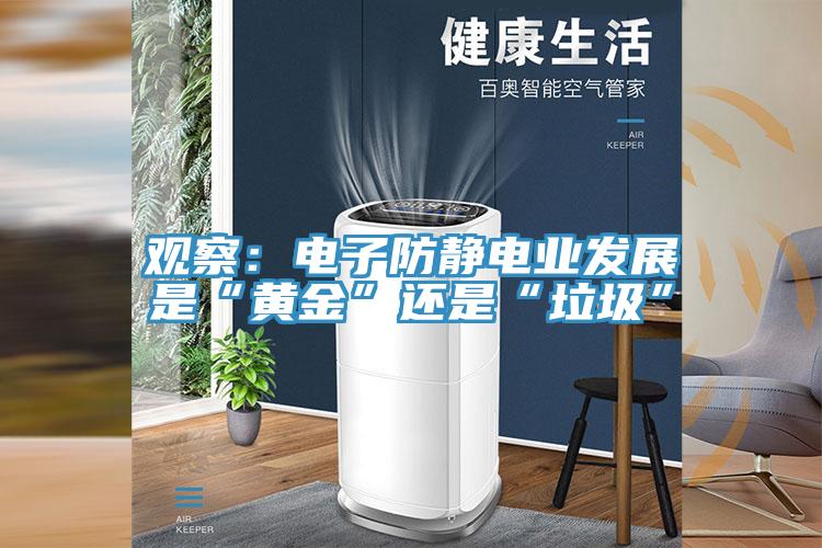 觀察：電子防靜電業(yè)發(fā)展是“黃金”還是“垃圾”