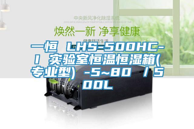 一恒 LHS-500HC-I 實(shí)驗(yàn)室恒溫恒濕箱(專業(yè)型) -5~80℃／500L