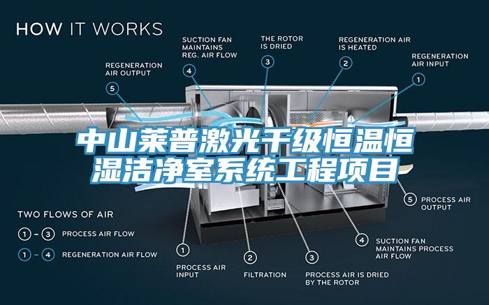 中山萊普激光千級(jí)恒溫恒濕潔凈室系統(tǒng)工程項(xiàng)目