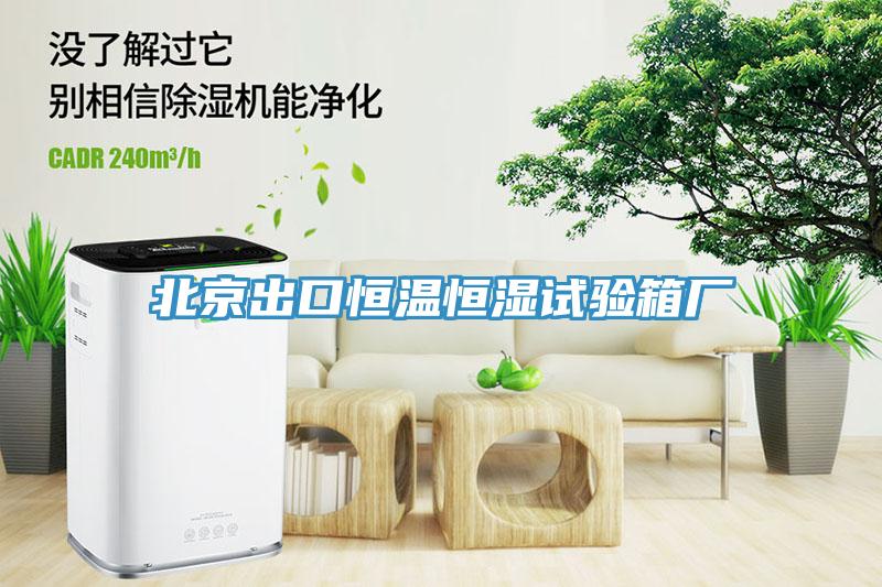 北京出口恒溫恒濕試驗箱廠