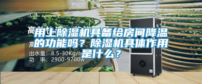 用上除濕機(jī)具備給房間降溫的功能嗎？除濕機(jī)具體作用是什么？