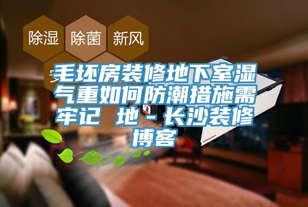 毛坯房裝修地下室濕氣重如何防潮措施需牢記 地－長沙裝修博客