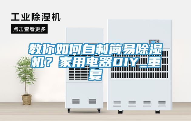 教你如何自制簡易除濕機？家用電器DIY_重復(fù)