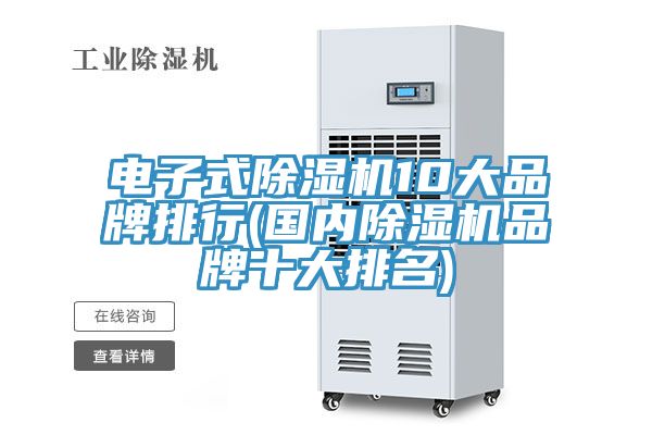 電子式除濕機10大品牌排行(國內除濕機品牌十大排名)