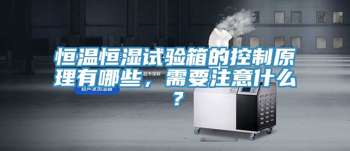 恒溫恒濕試驗(yàn)箱的控制原理有哪些，需要注意什么？