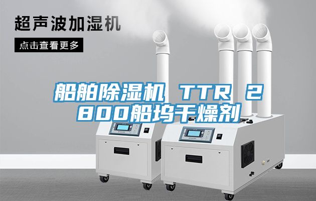 船舶除濕機(jī) TTR 2800船塢干燥劑