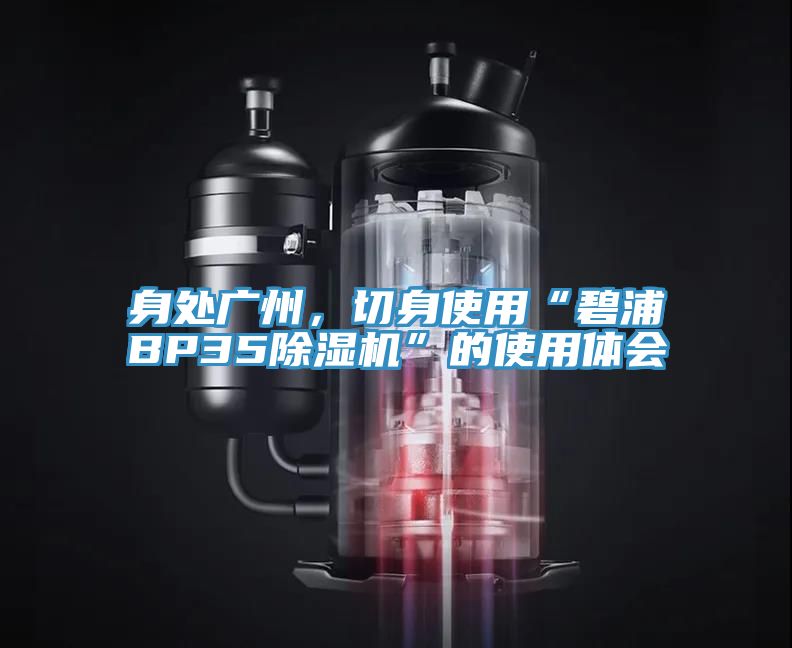 身處廣州，切身使用“碧浦BP35除濕機”的使用體會