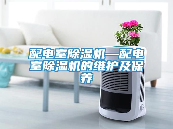 配電室除濕機—配電室除濕機的維護及保養(yǎng)