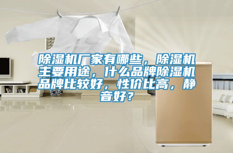 除濕機廠家有哪些，除濕機主要用途，什么品牌除濕機品牌比較好，性價比高，靜音好？