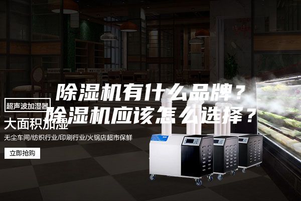 除濕機有什么品牌？除濕機應該怎么選擇？