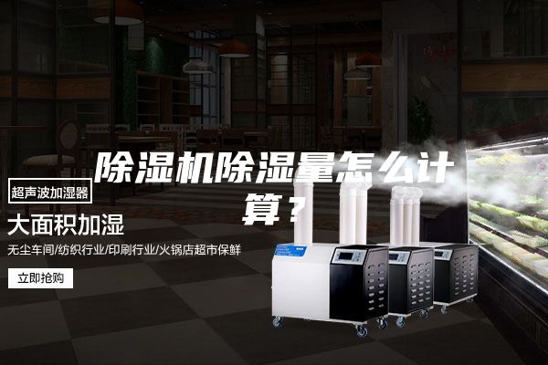 除濕機除濕量怎么計算？