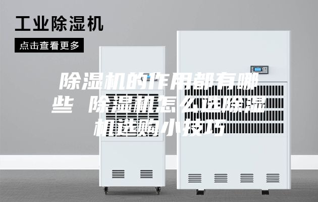 除濕機的作用都有哪些 除濕機怎么選除濕機選購小技巧