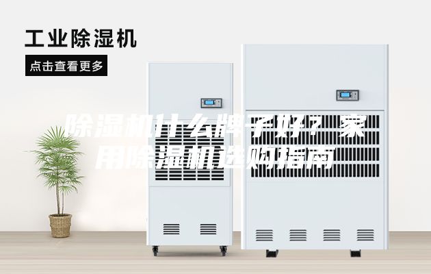 除濕機什么牌子好？家用除濕機選購指南